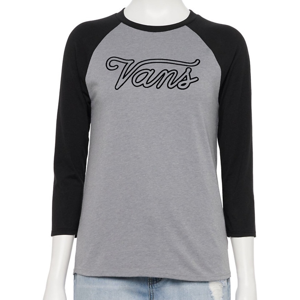 Juniors' Vans® Scripts Raglan Tee